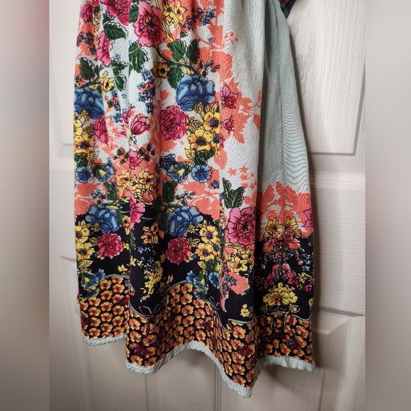 Angie Floral Boho Babydoll Dress Prairie Cottagecore Festival Small - Picture 5 of 7